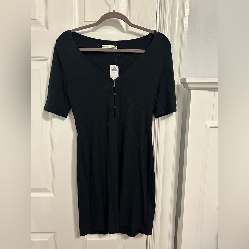 Black Abercrombie sweater dress
